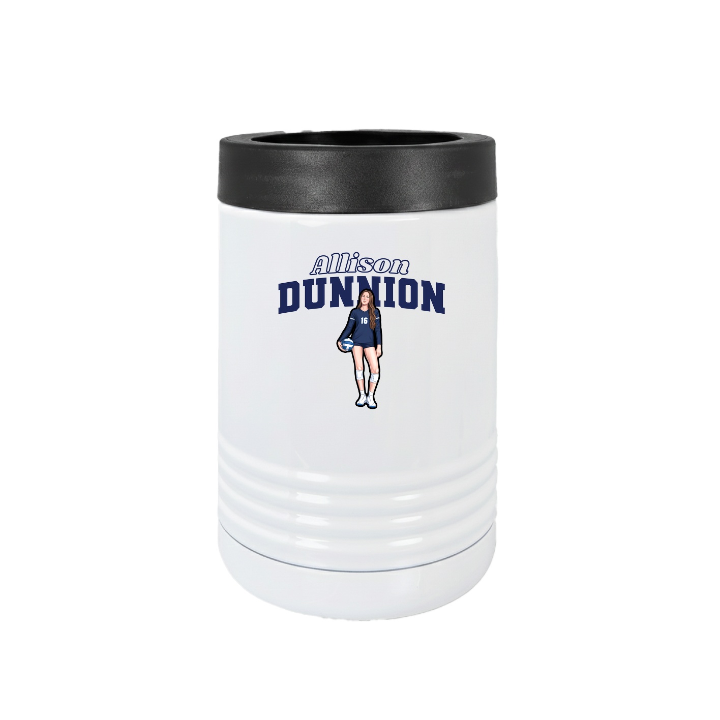 Beverage Holder — Name Arch in White