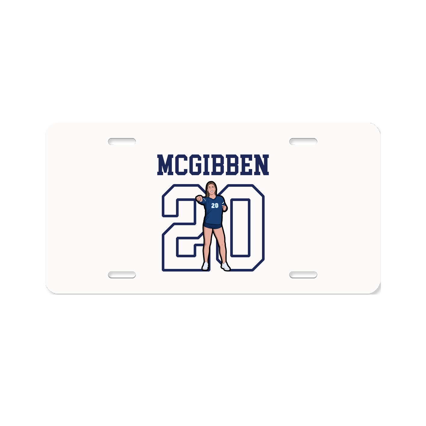 License Plate — Shirsey in Classic