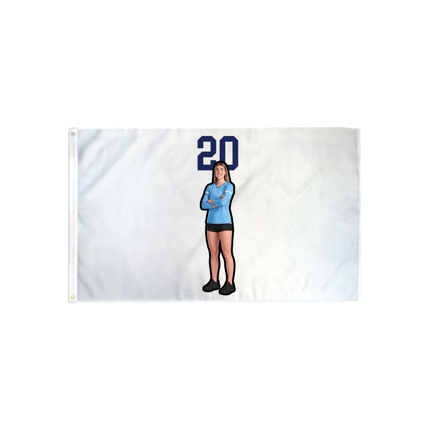 3x5 Flag — Number Top in Classic