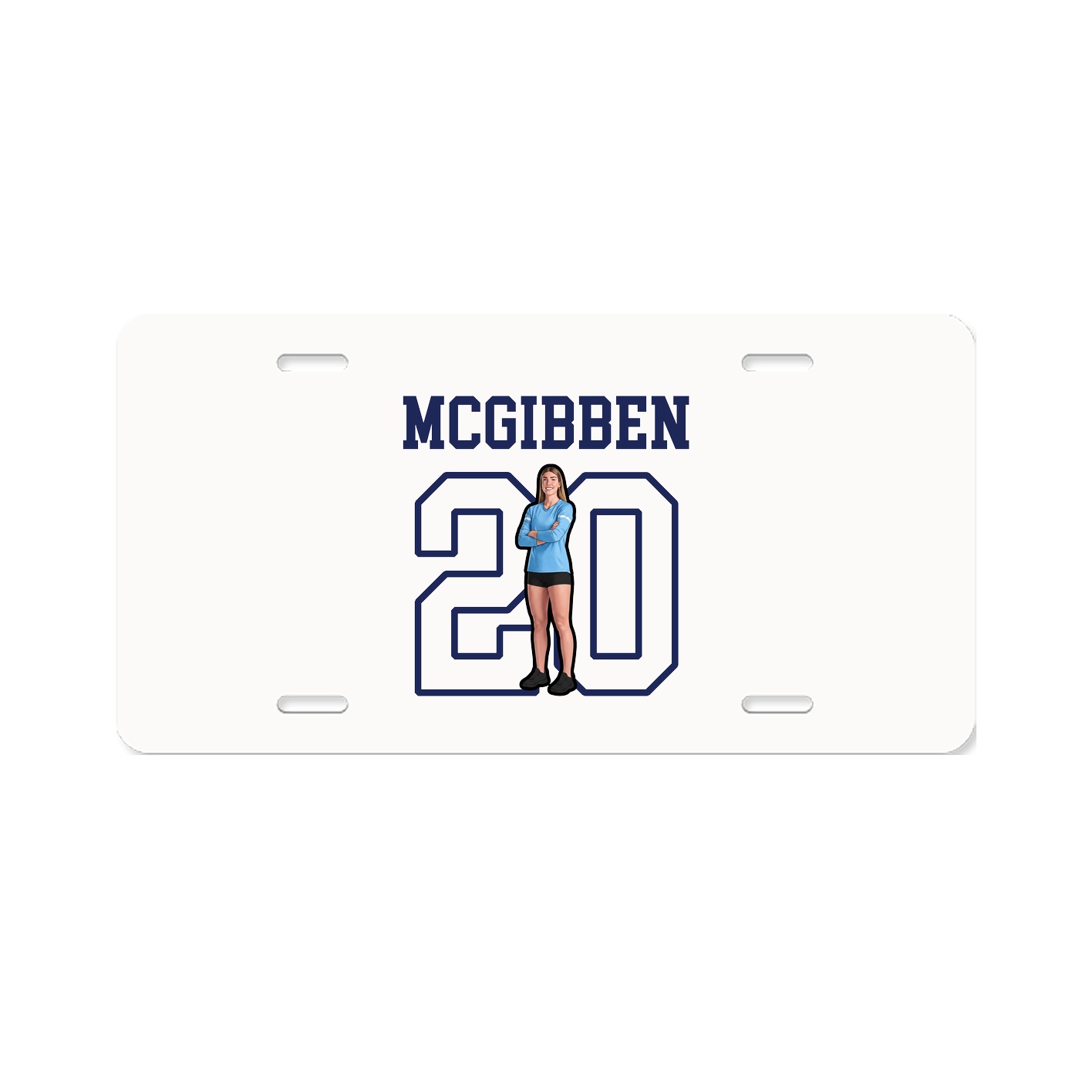 License Plate — Shirsey in Classic