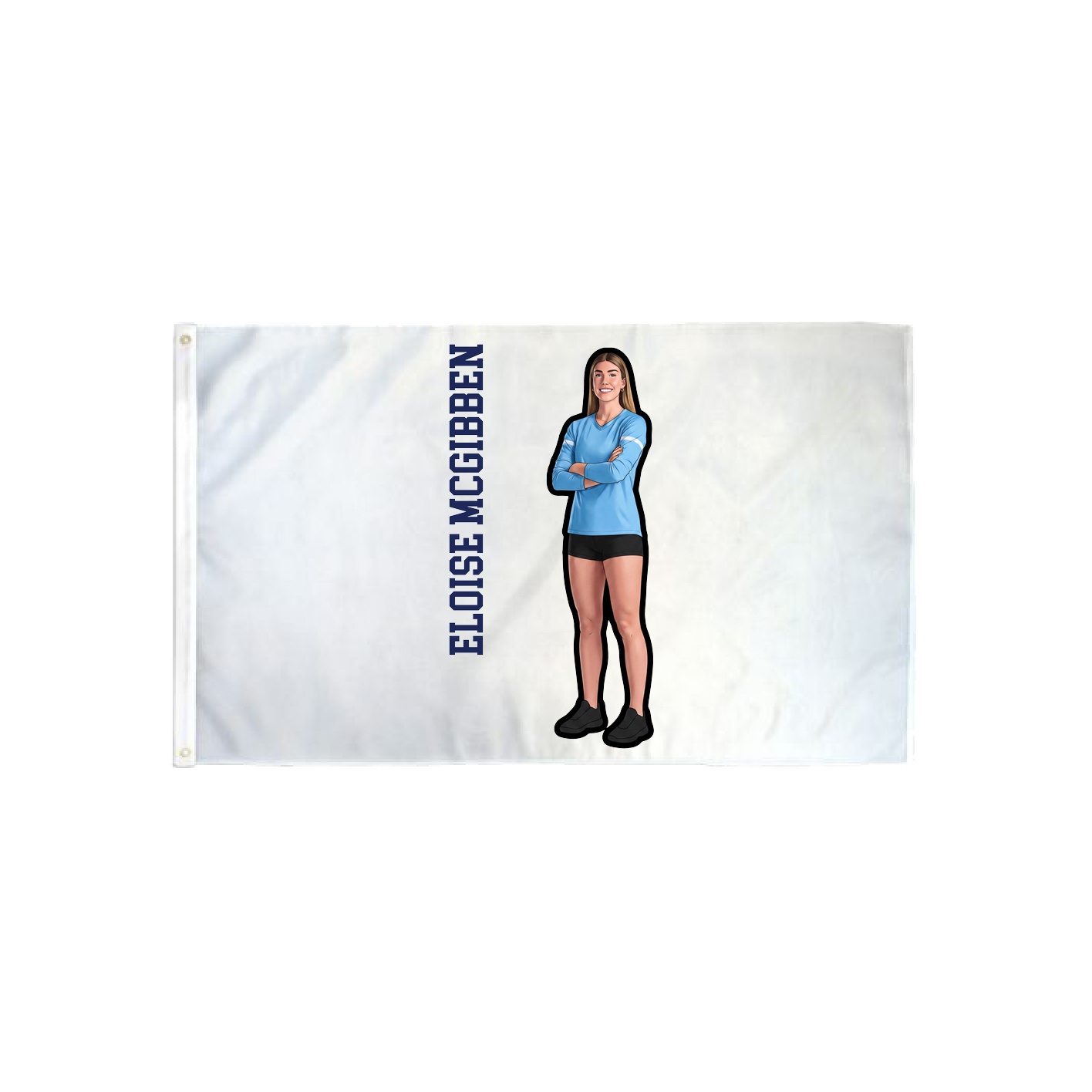 3x5 Flag — Name Vertical in Classic