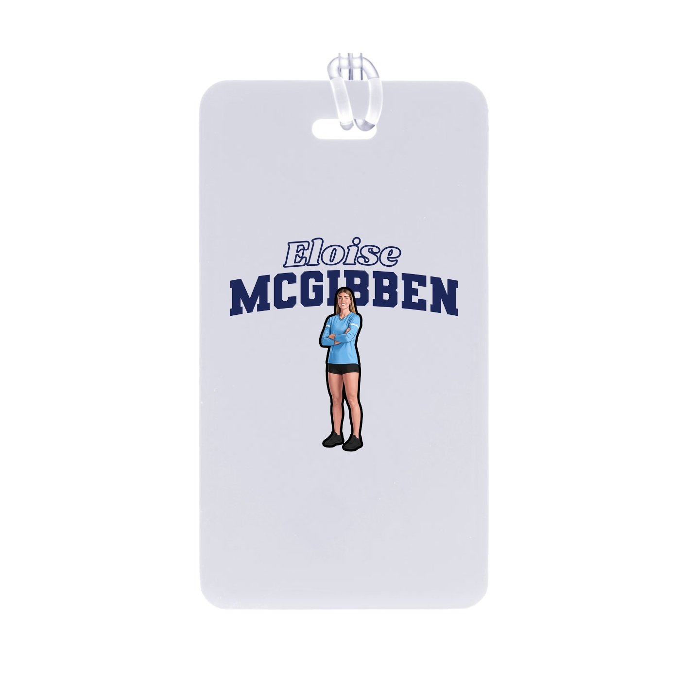 Bag Tag — Name Arch in Classic