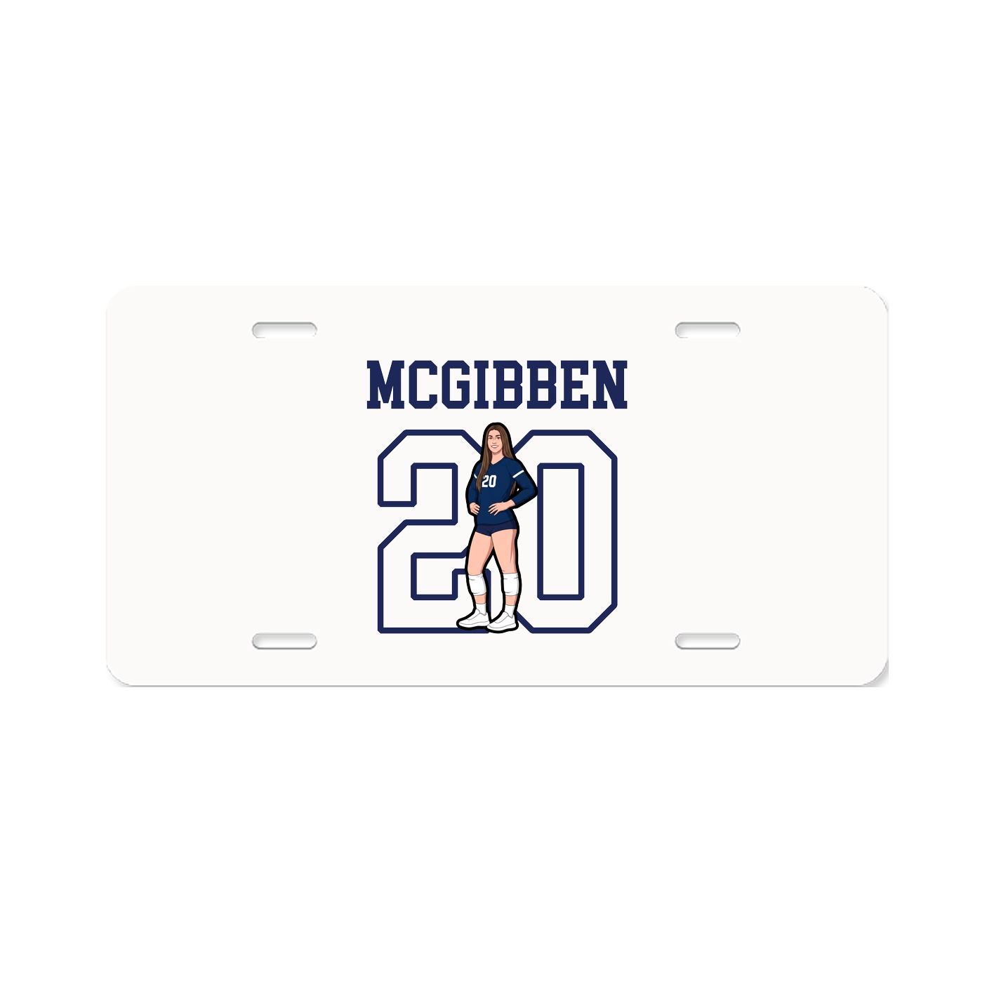 License Plate — Shirsey in Classic
