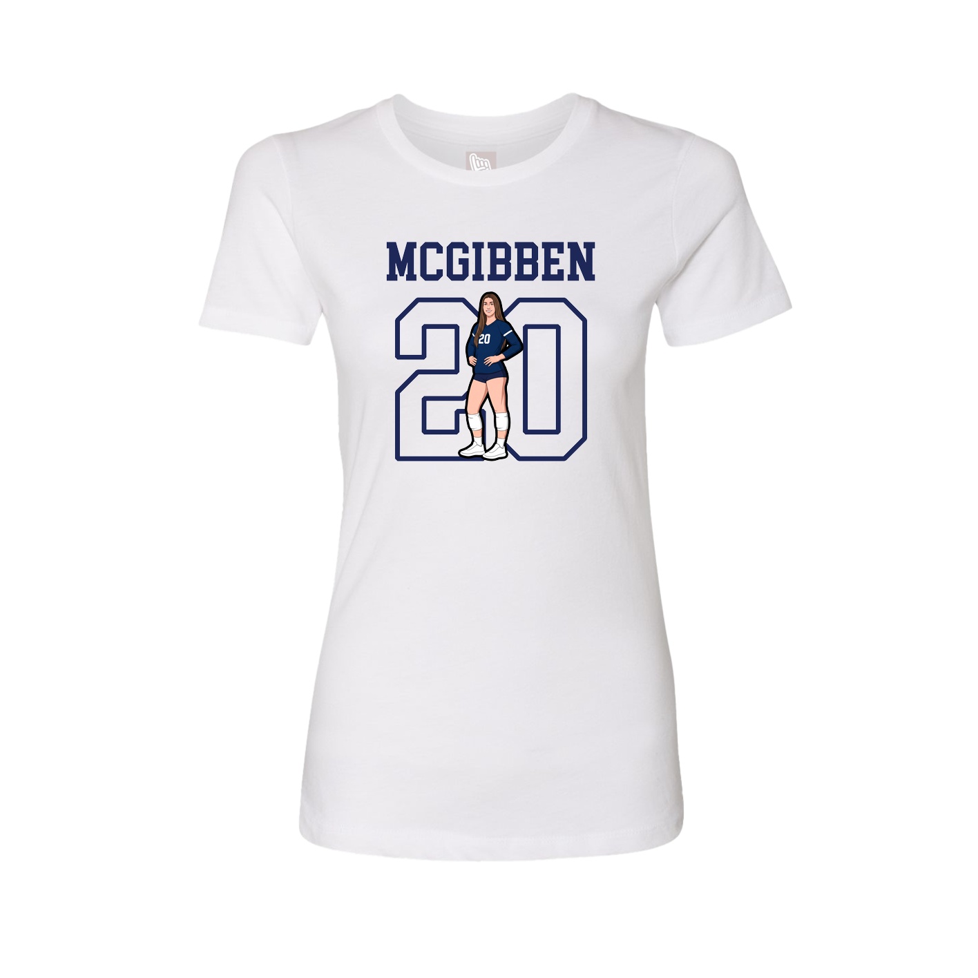 Fitted Women's Tee — Shirsey in White