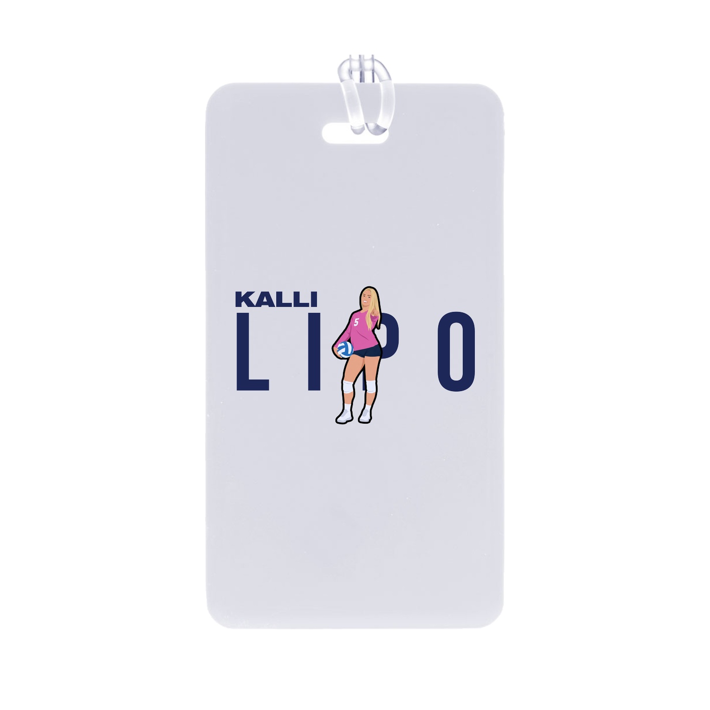 Bag Tag — Player Name in Classic