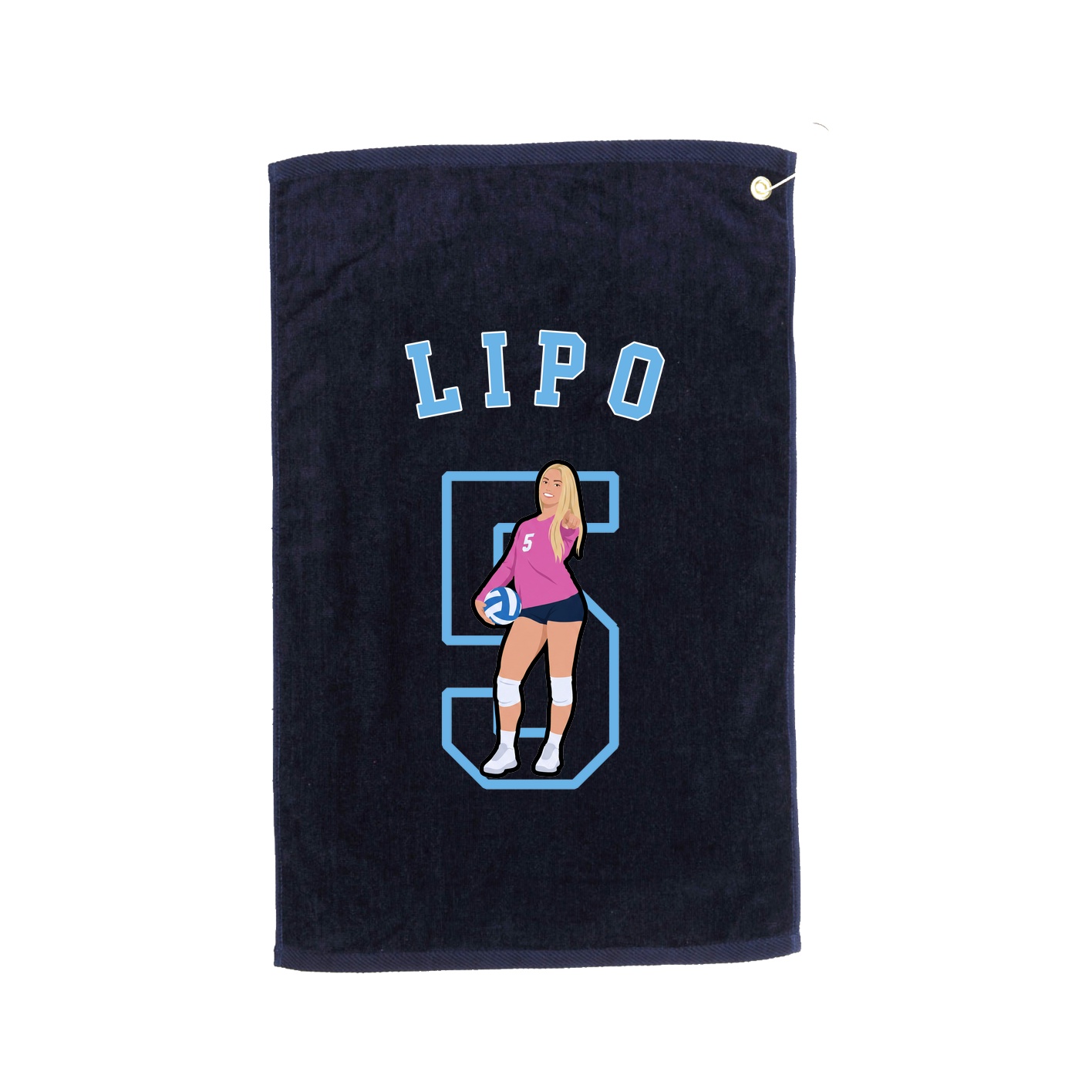 Golf Towel — Shirsey Arch in Navy
