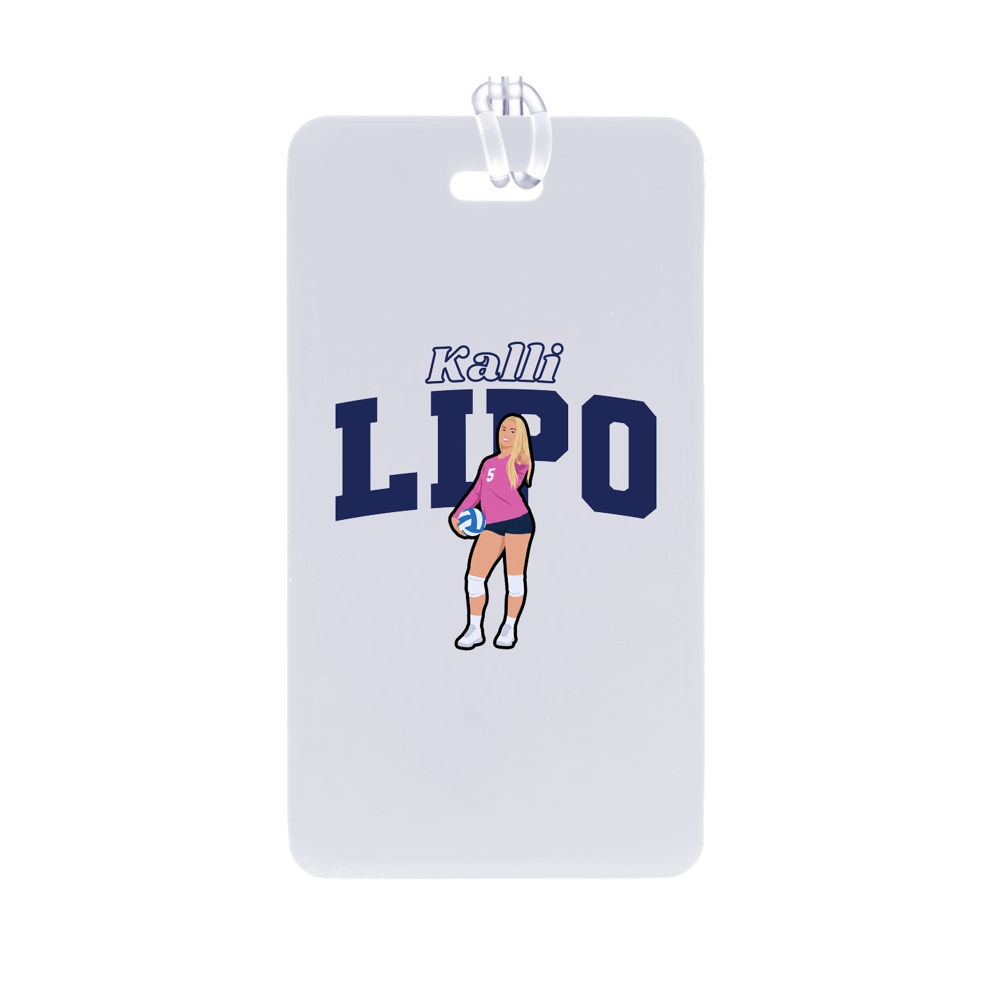 Bag Tag — Name Arch in Classic