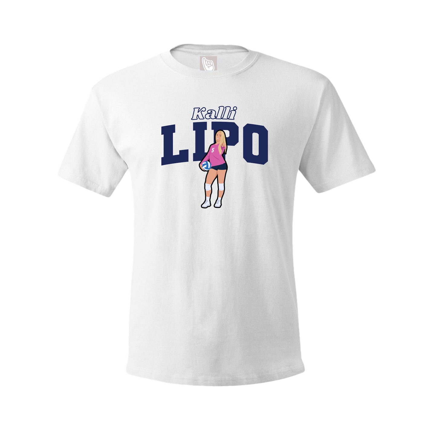 Tee — Name Arch in White