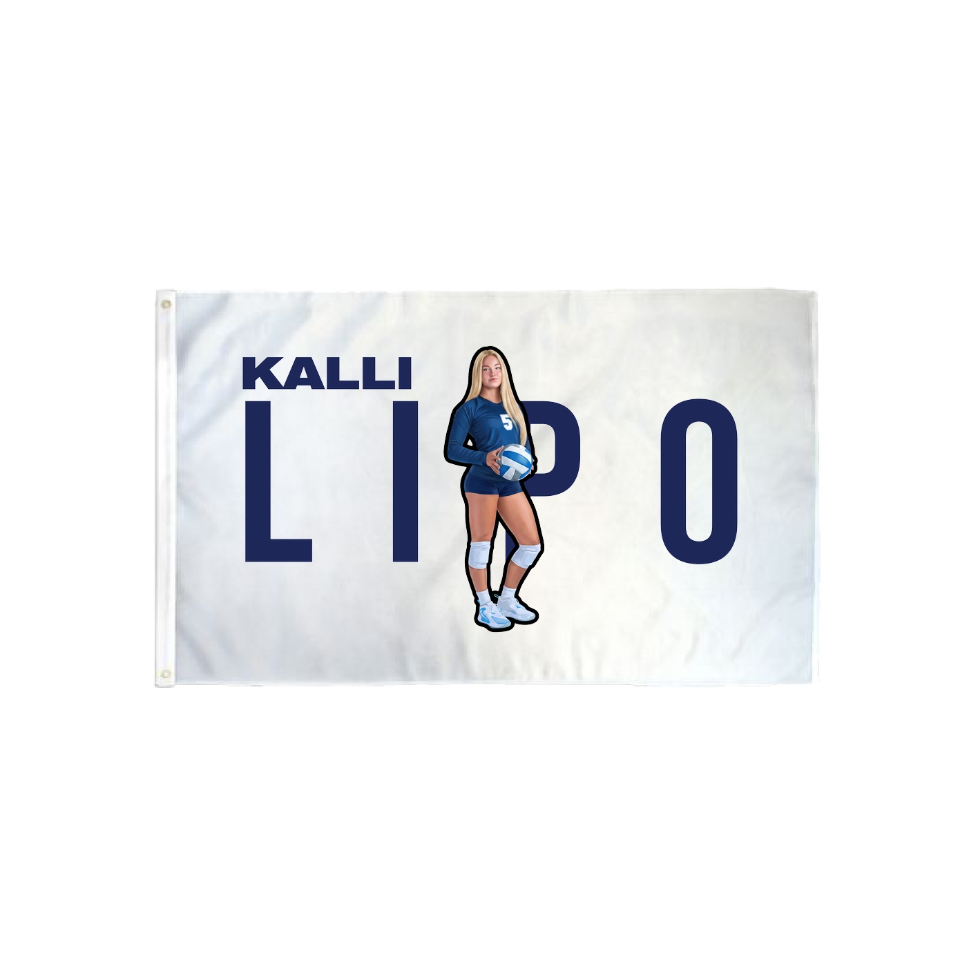 3x5 Flag — Player Name in Classic