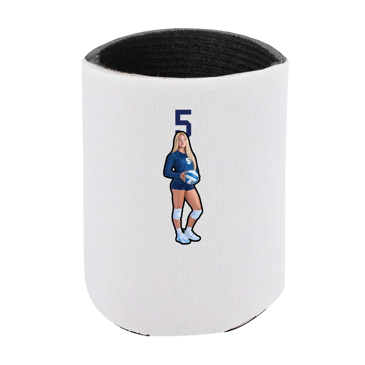 Can Holder — Number Top in White