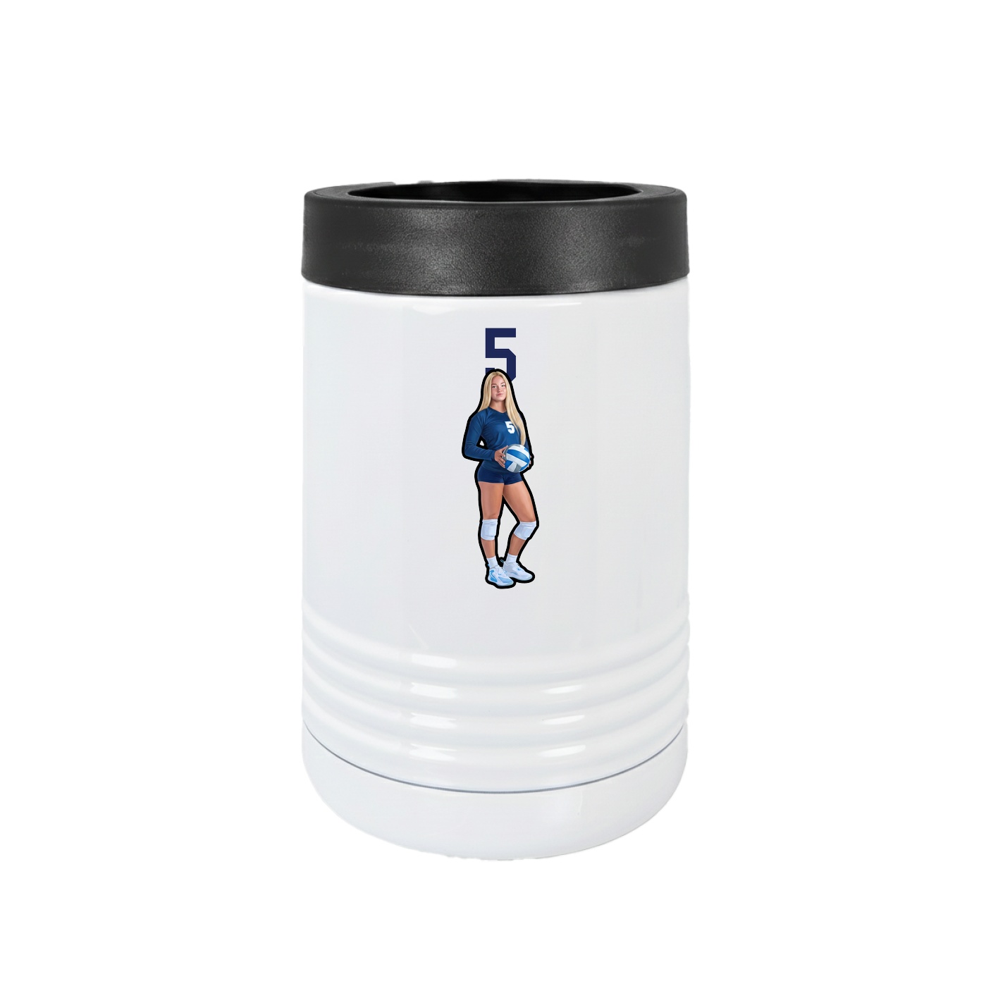 Beverage Holder — Number Top in White