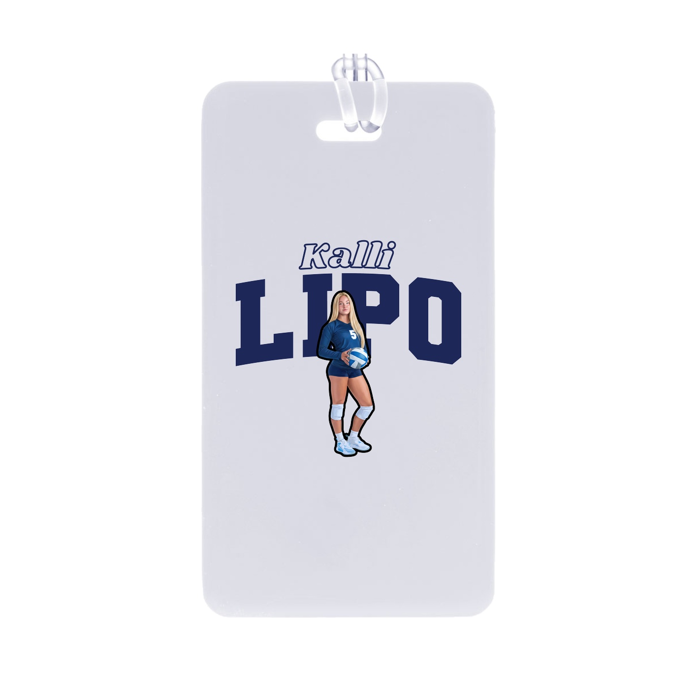 Bag Tag — Name Arch in Classic