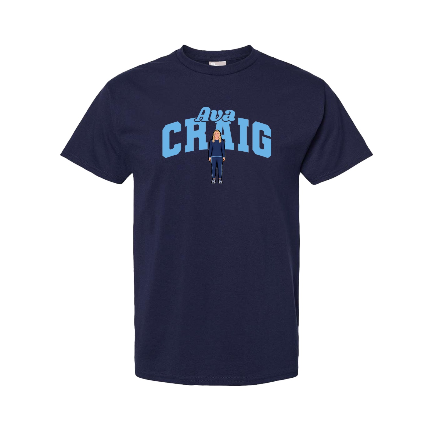 Tee — Signature Arch in Navy