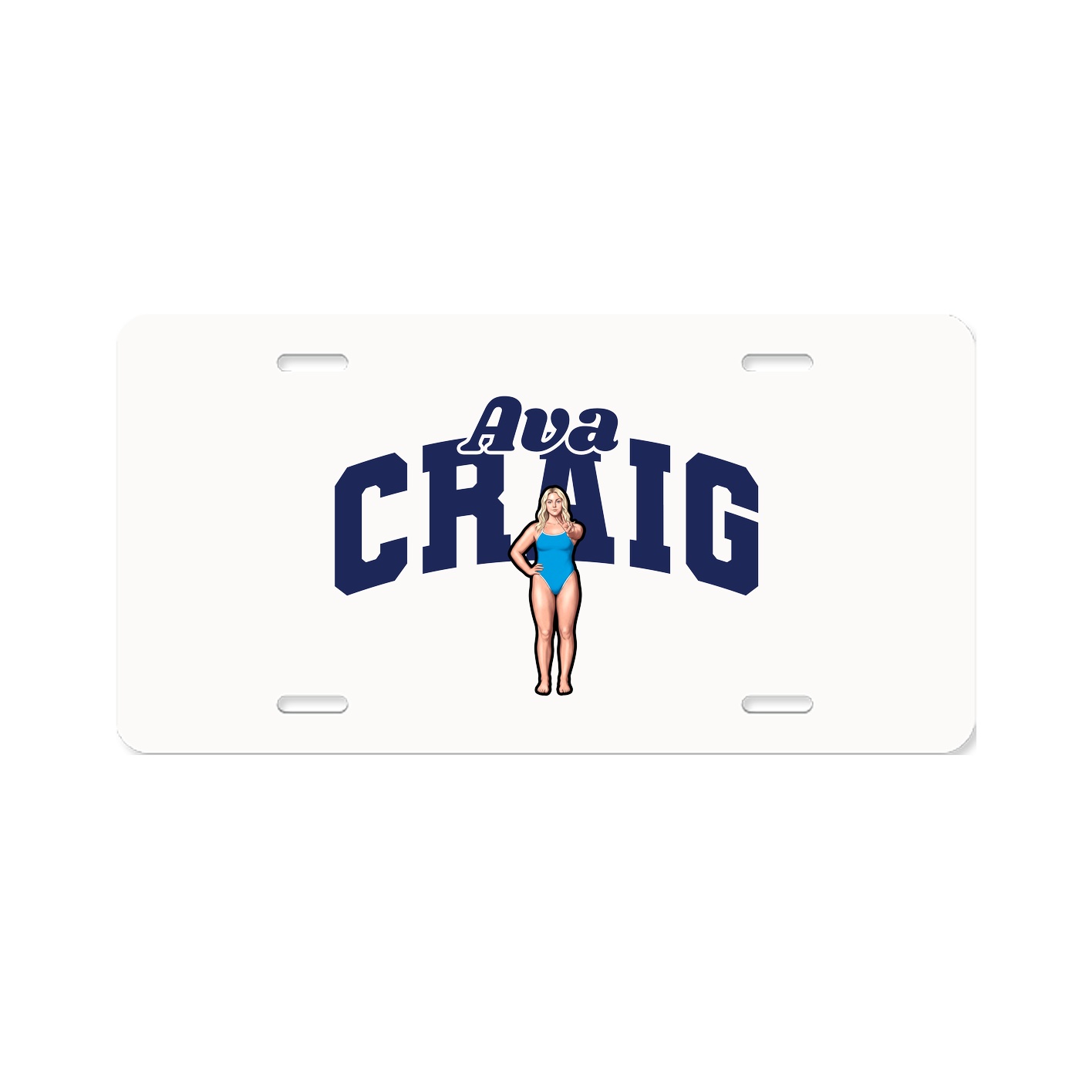 License Plate — Signature Arch in Classic