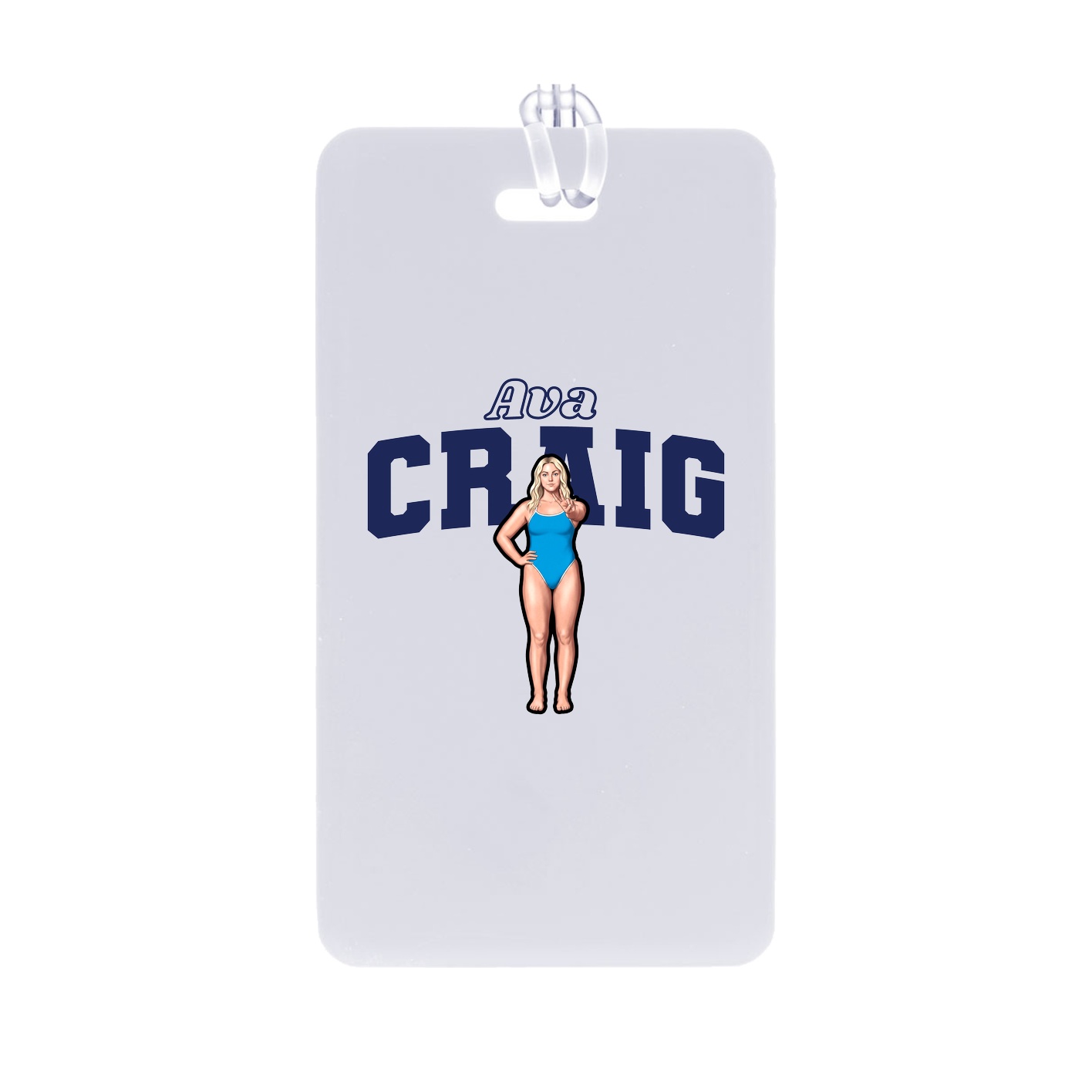 Bag Tag — Name Arch in Classic