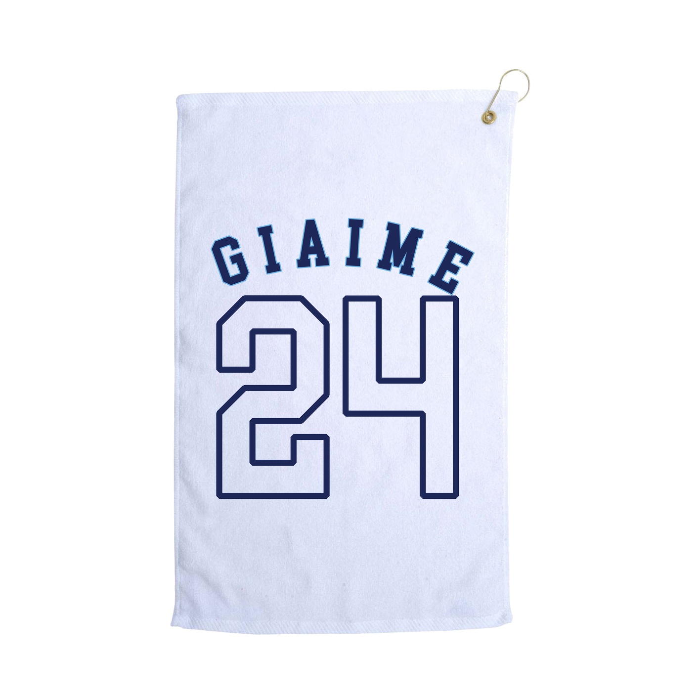Golf Towel — Shirsey Arch in White