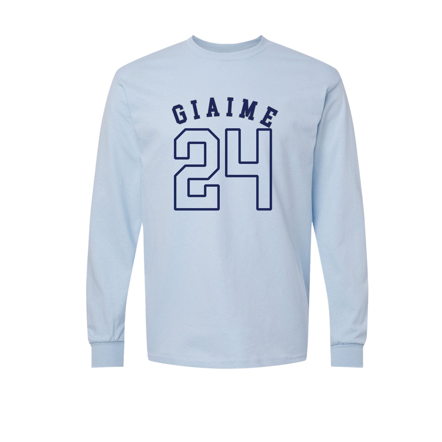 Long Sleeve Tee — Shirsey Arch in Light Blue