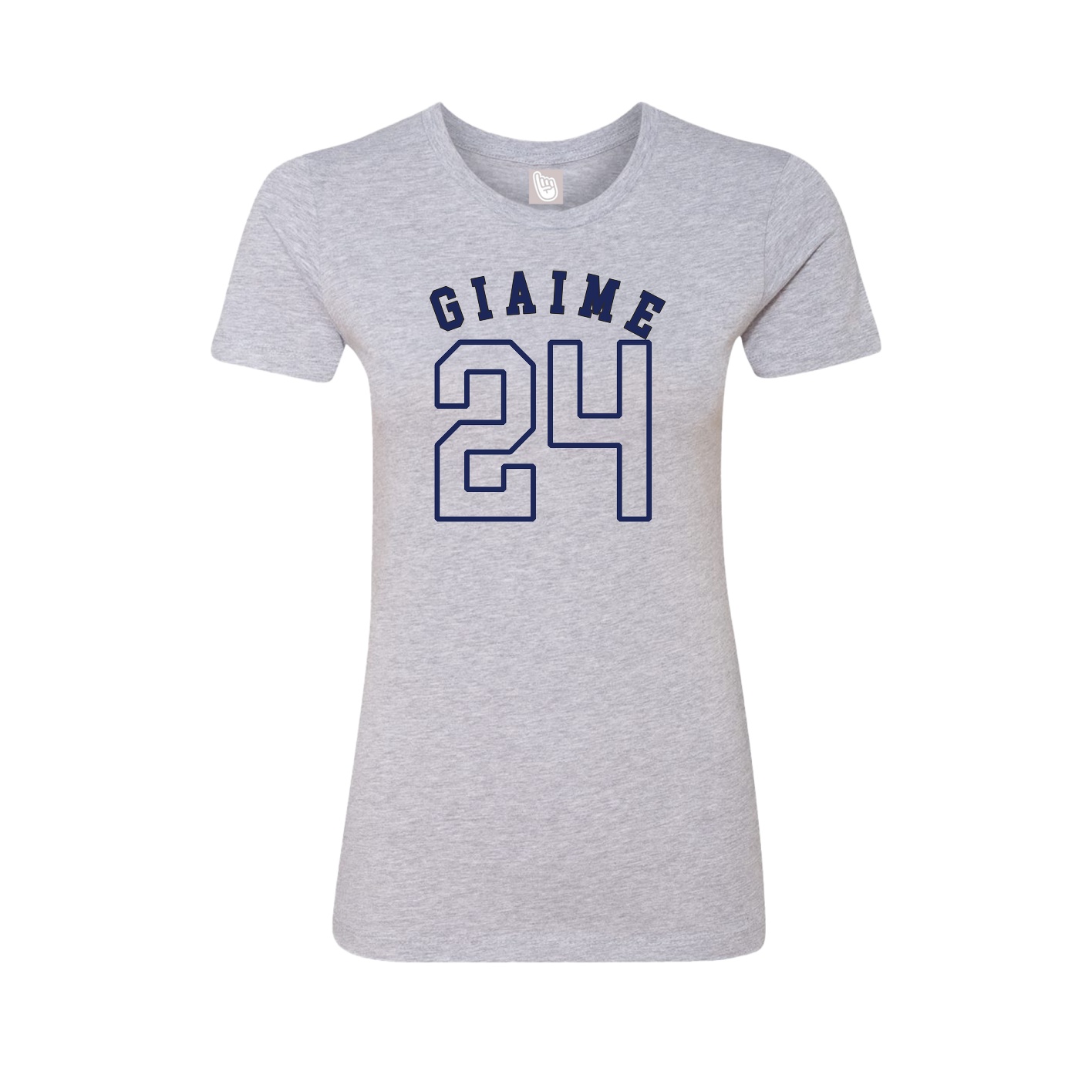 Fitted Women's Tee — Shirsey Arch in Grey