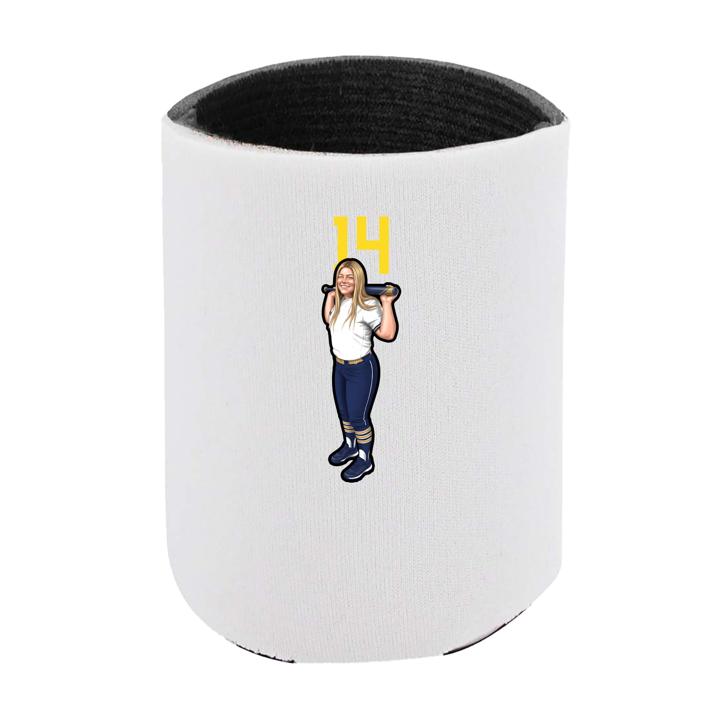 Can Holder — Number Top in White