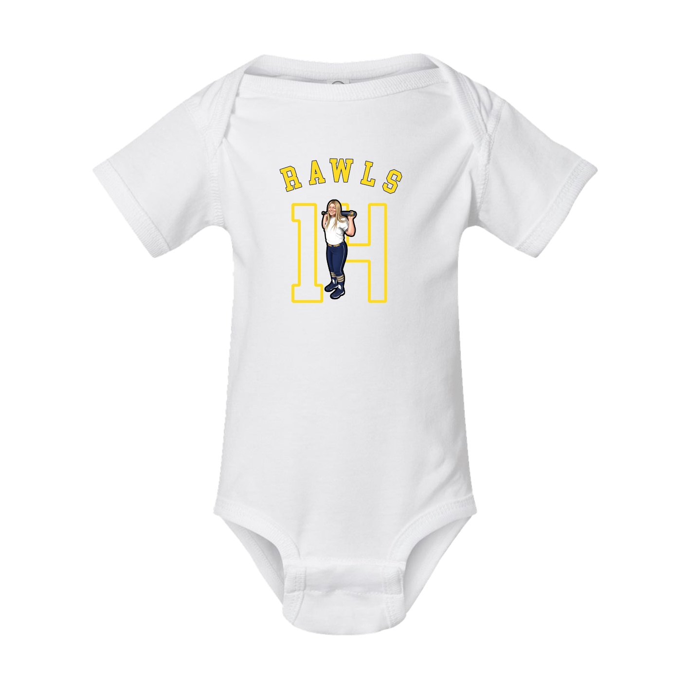 Baby Onesie — Shirsey Arch in White