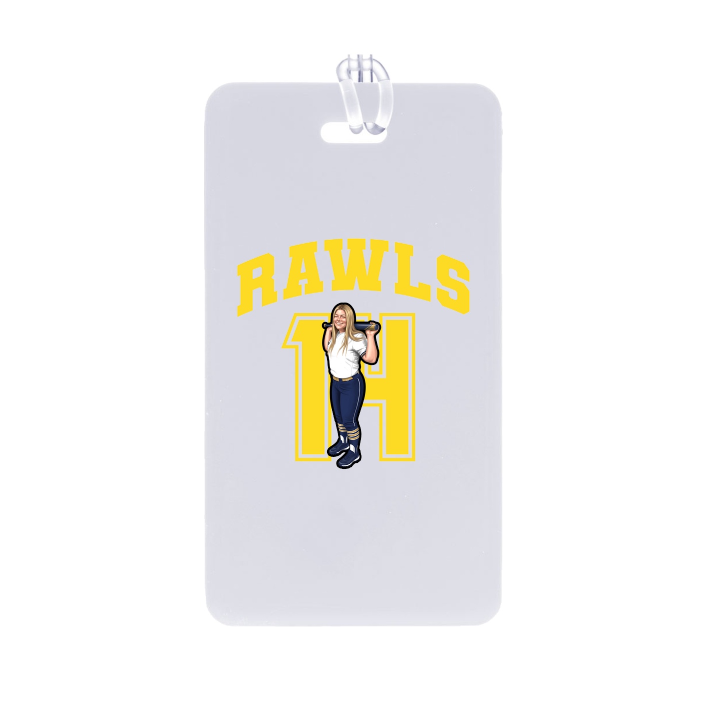 Bag Tag — Number in Classic