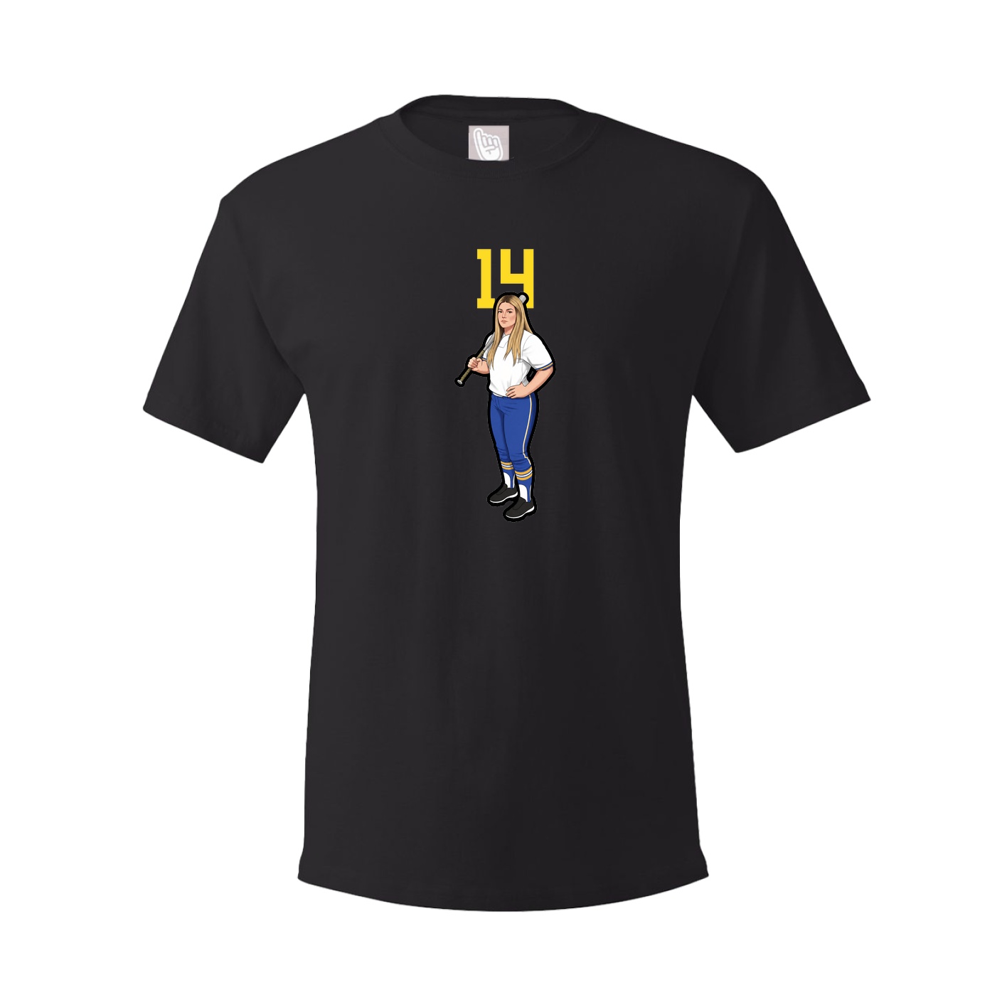 Tee — Number Top in Black