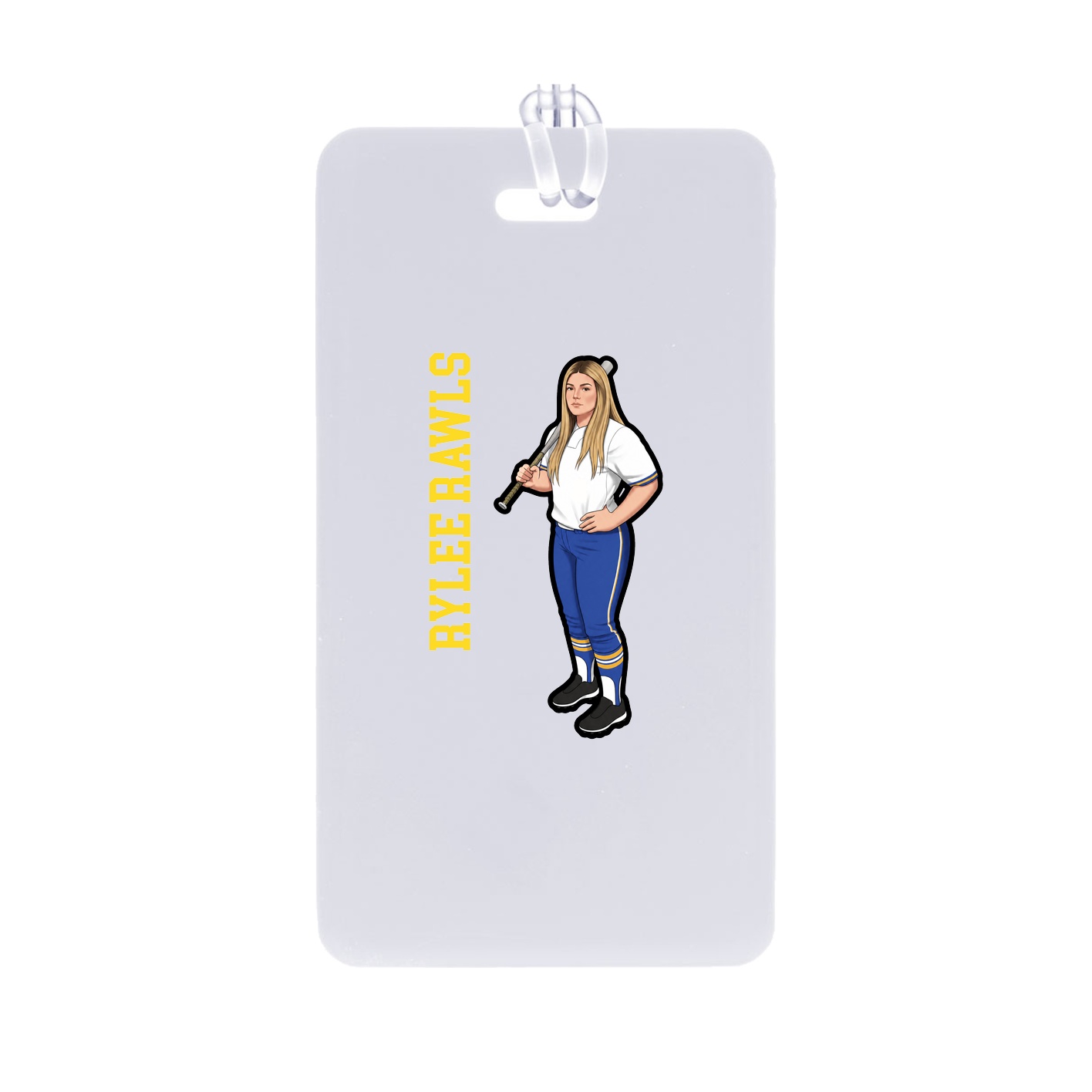 Bag Tag — Name Vertical in Classic