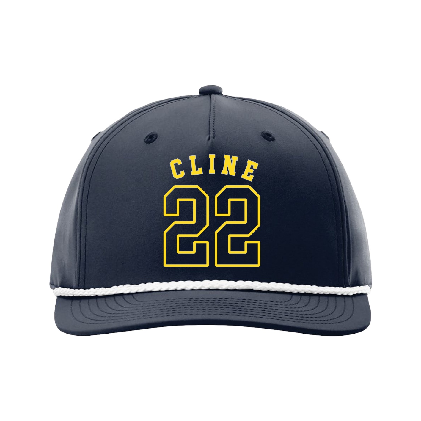 Five-Panel Classic Rope Cap — Shirsey Arch in Navy