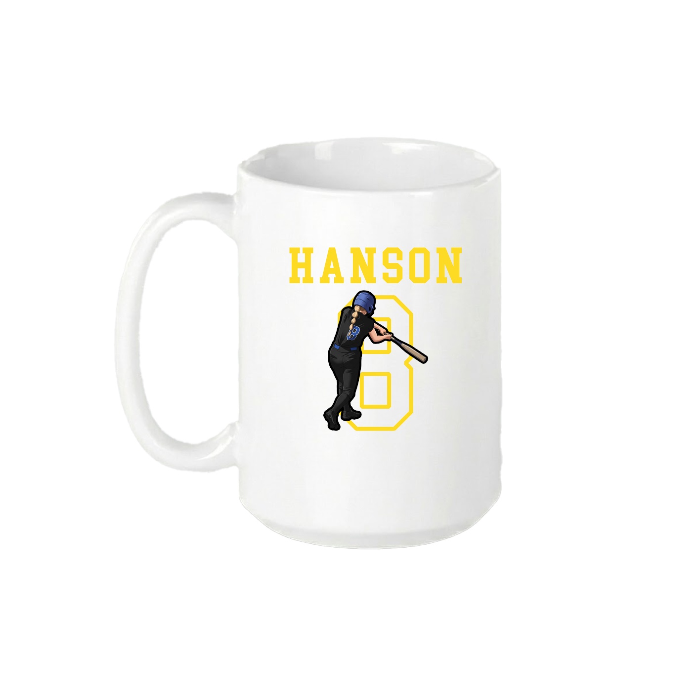 15oz Coffee Mug — Shirsey in White