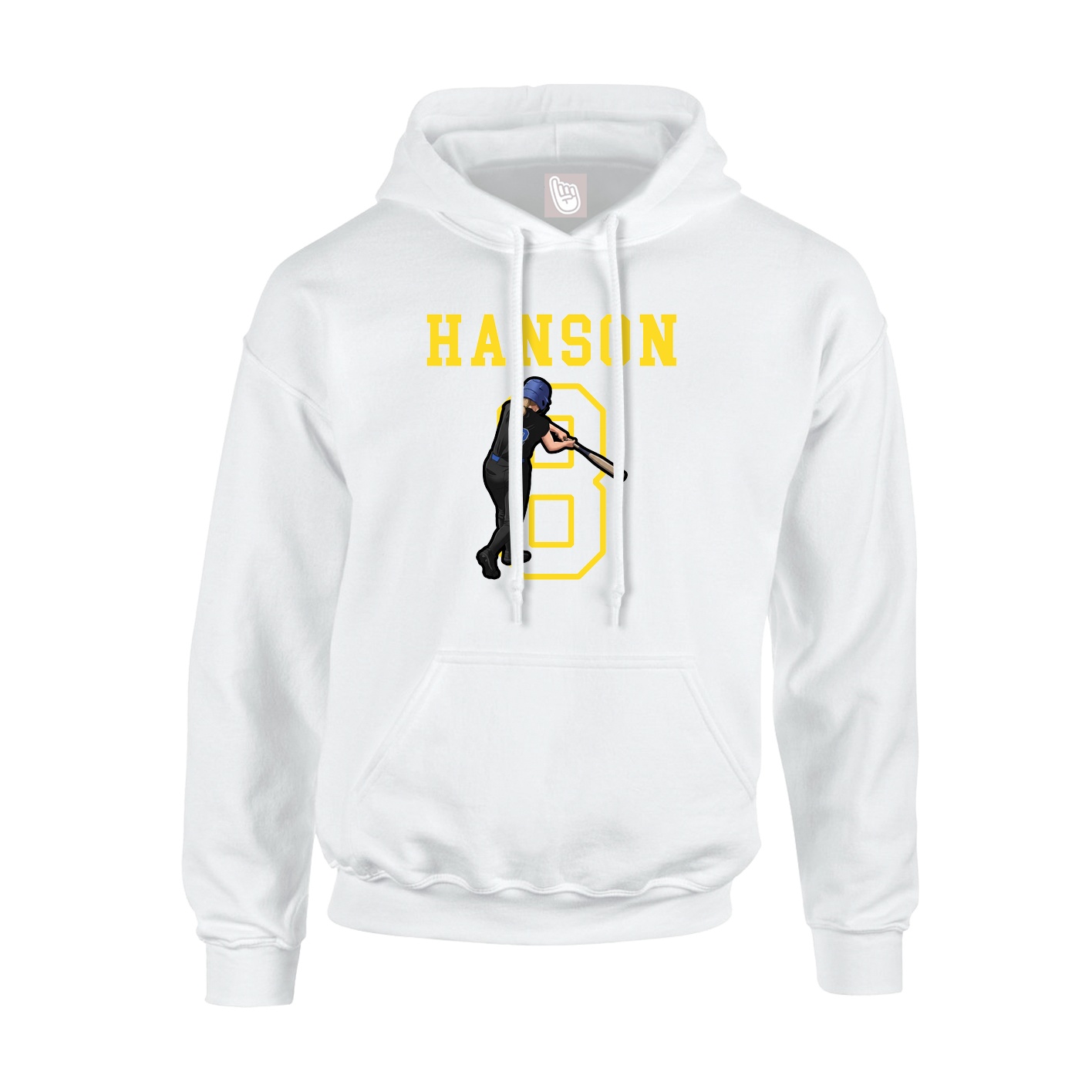 Hoodie — Shirsey in White