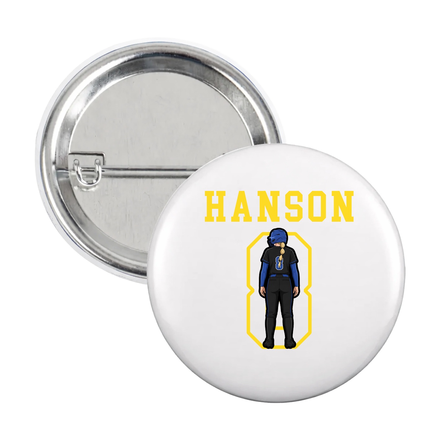 Game Day Button — Shirsey in White