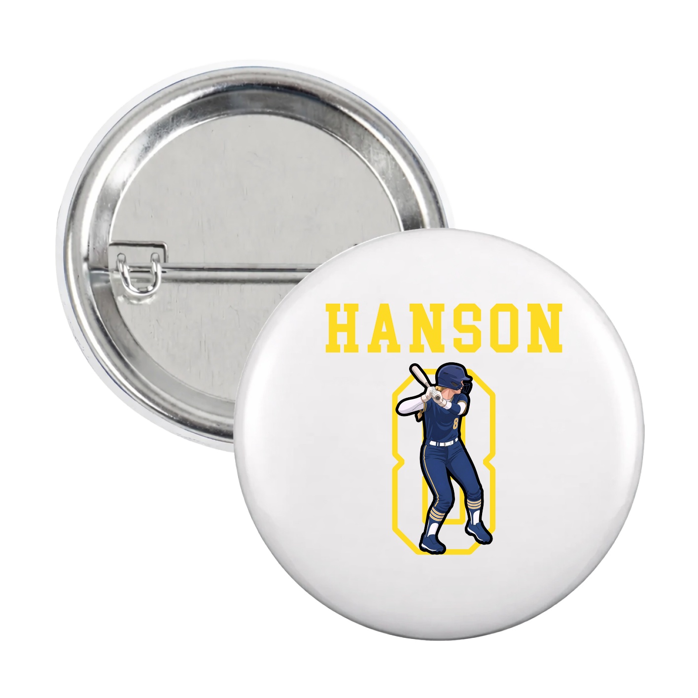 Game Day Button — Shirsey in White