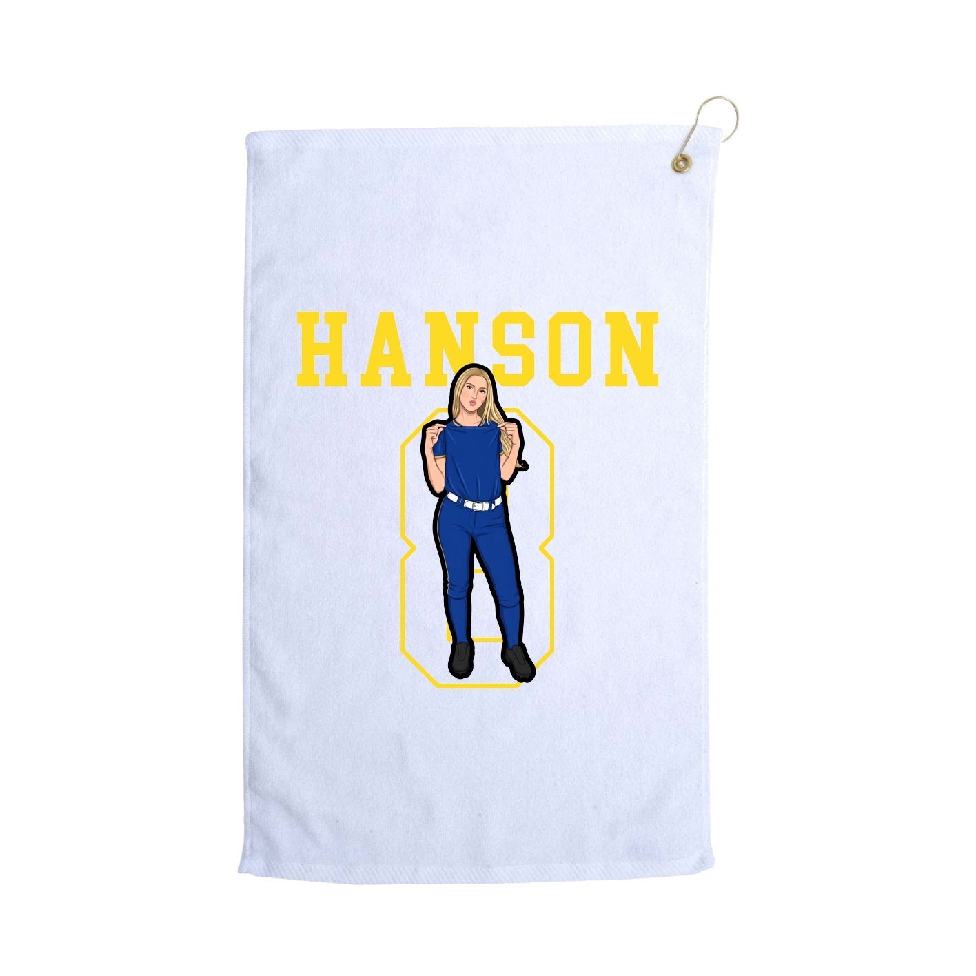 Golf Towel — Shirsey in White