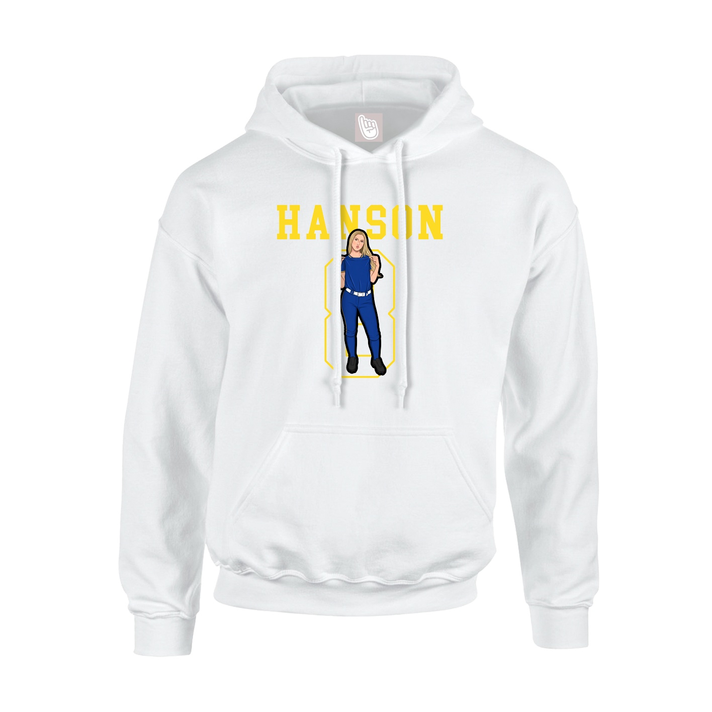 Hoodie — Shirsey in White