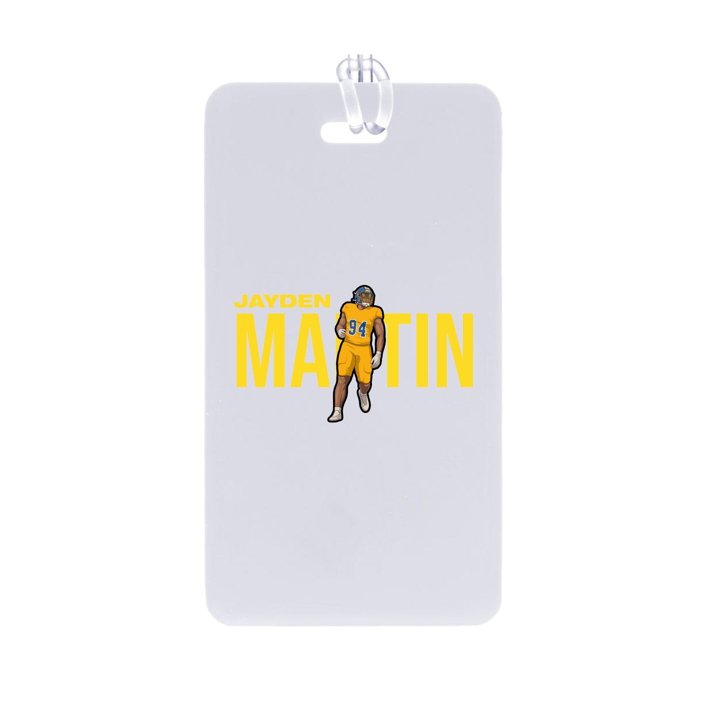 Bag Tag — Player Name in Classic