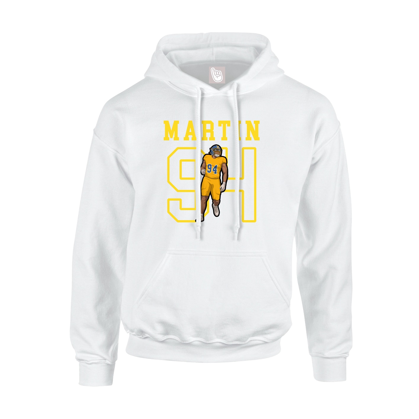 Youth Hoodie — Shirsey in White