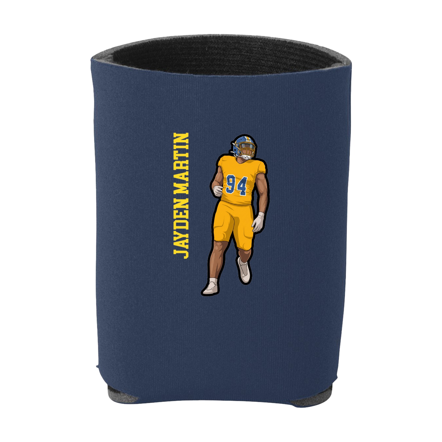Can Holder — Name Vertical in Navy