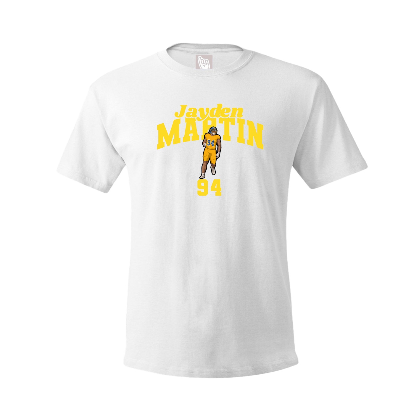 Youth Tee — Signature Arch in White