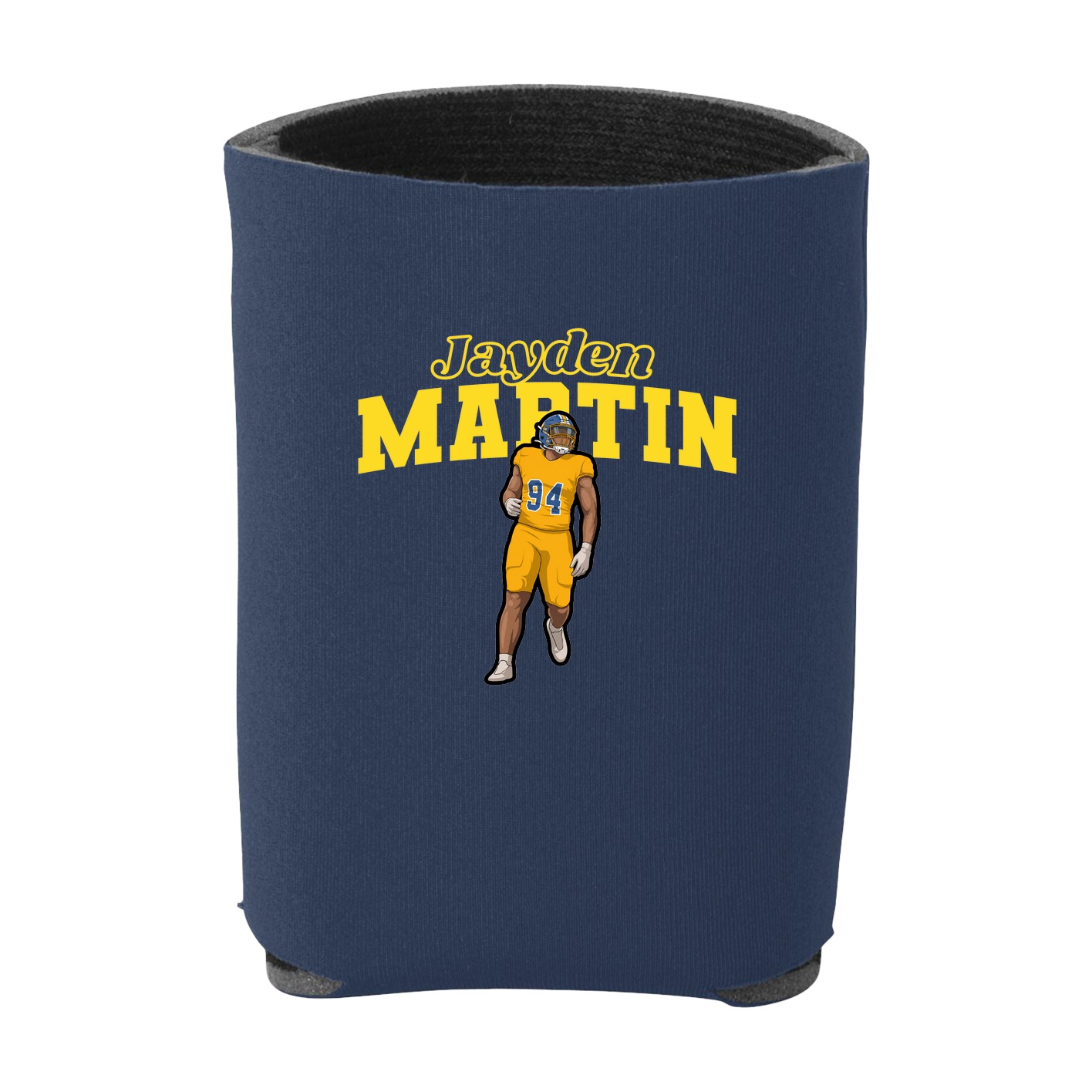 Can Holder — Name Arch in Navy