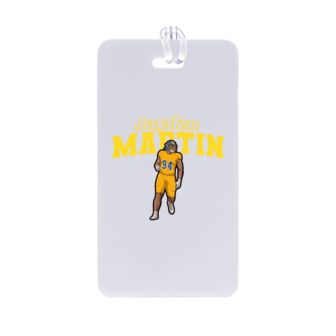 Bag Tag — Name Arch in Classic