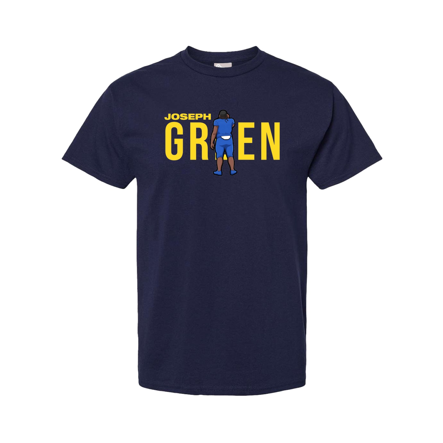 Youth Tee — Player Name in Navy