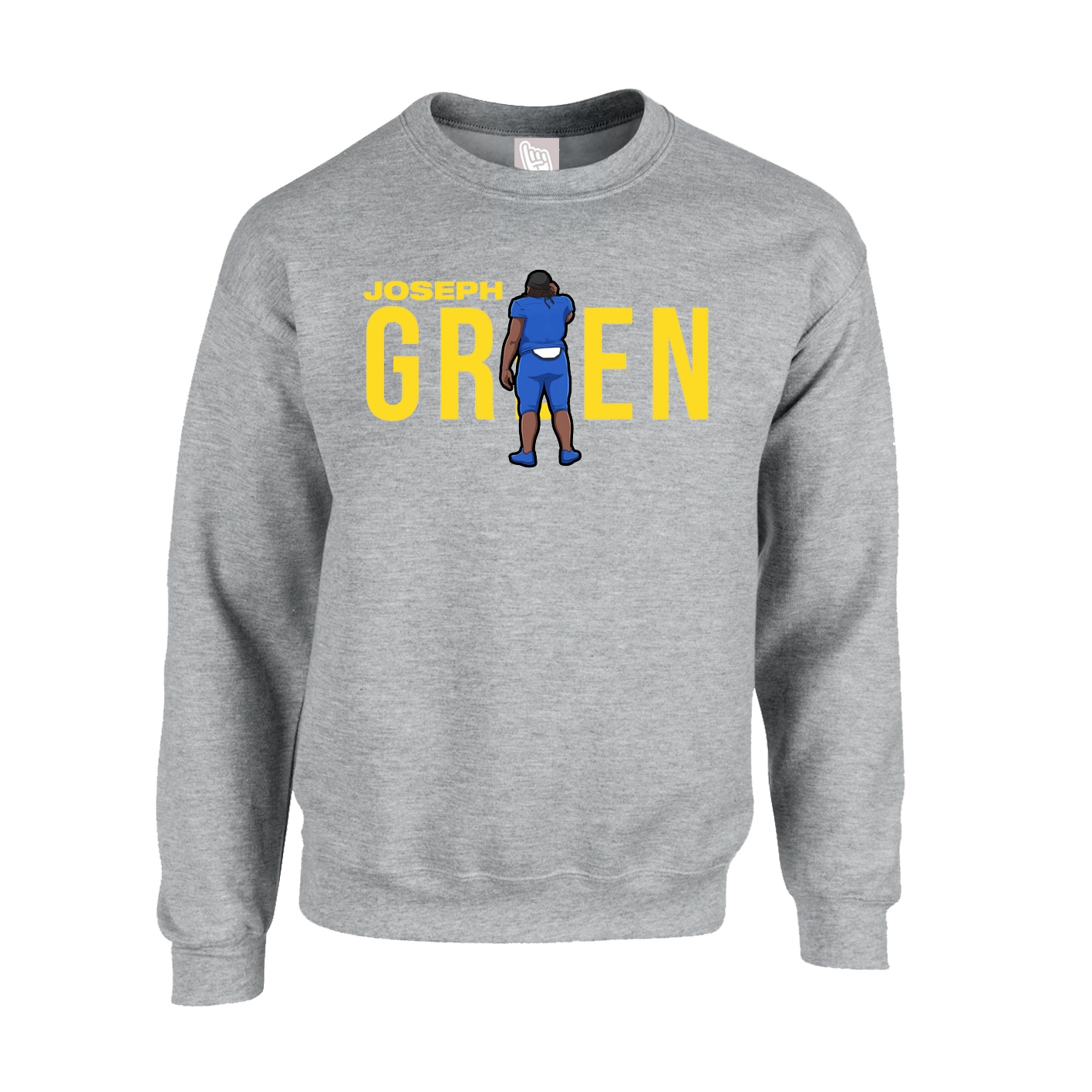 Fleece Crew — Player Name in Grey
