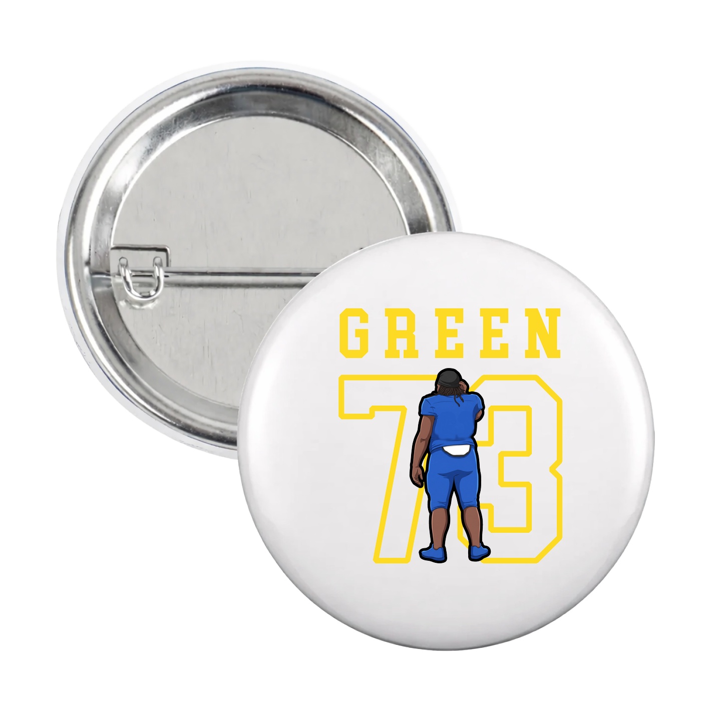 Game Day Button — Shirsey in White