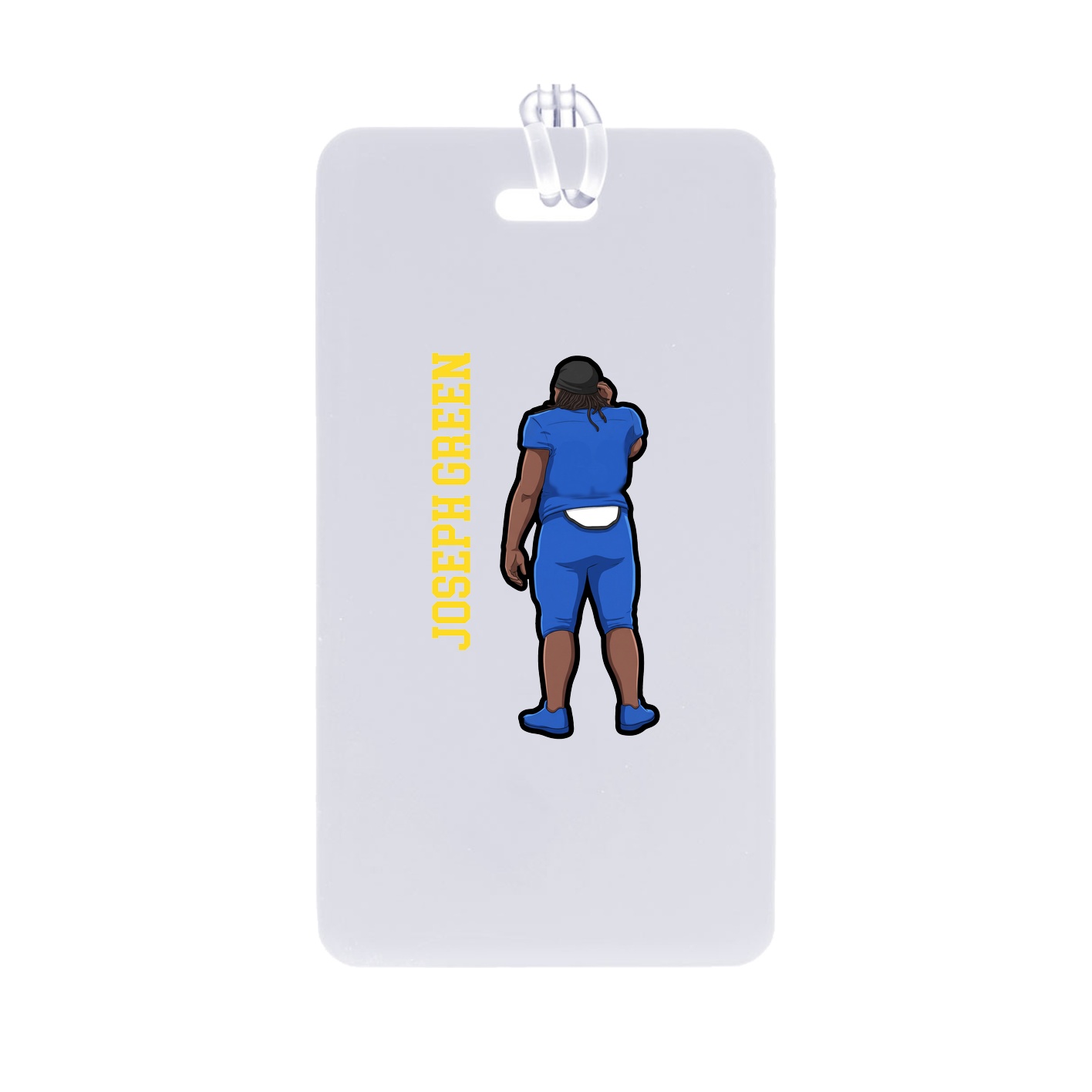 Bag Tag — Name Vertical in Classic