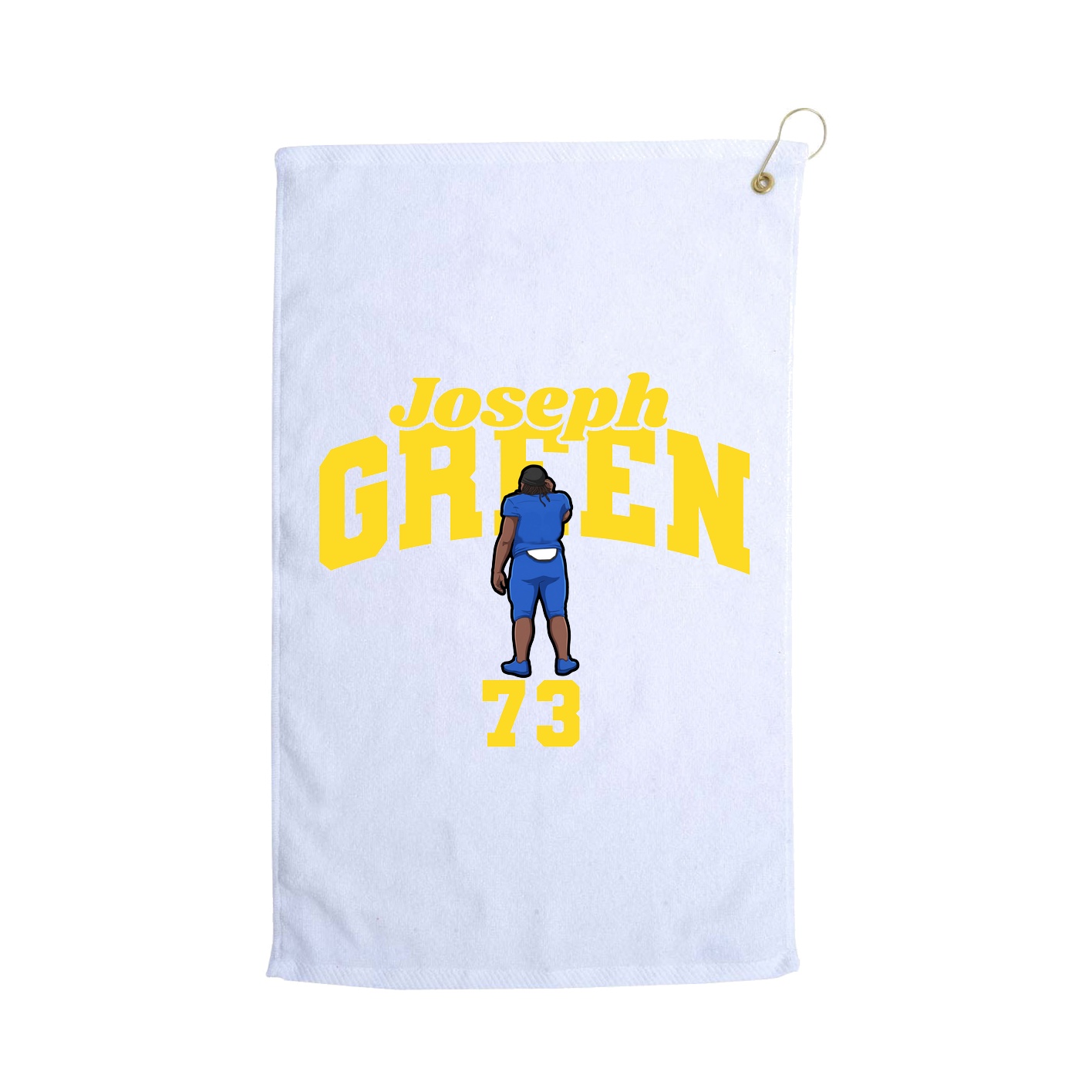 Golf Towel — Signature Arch in White