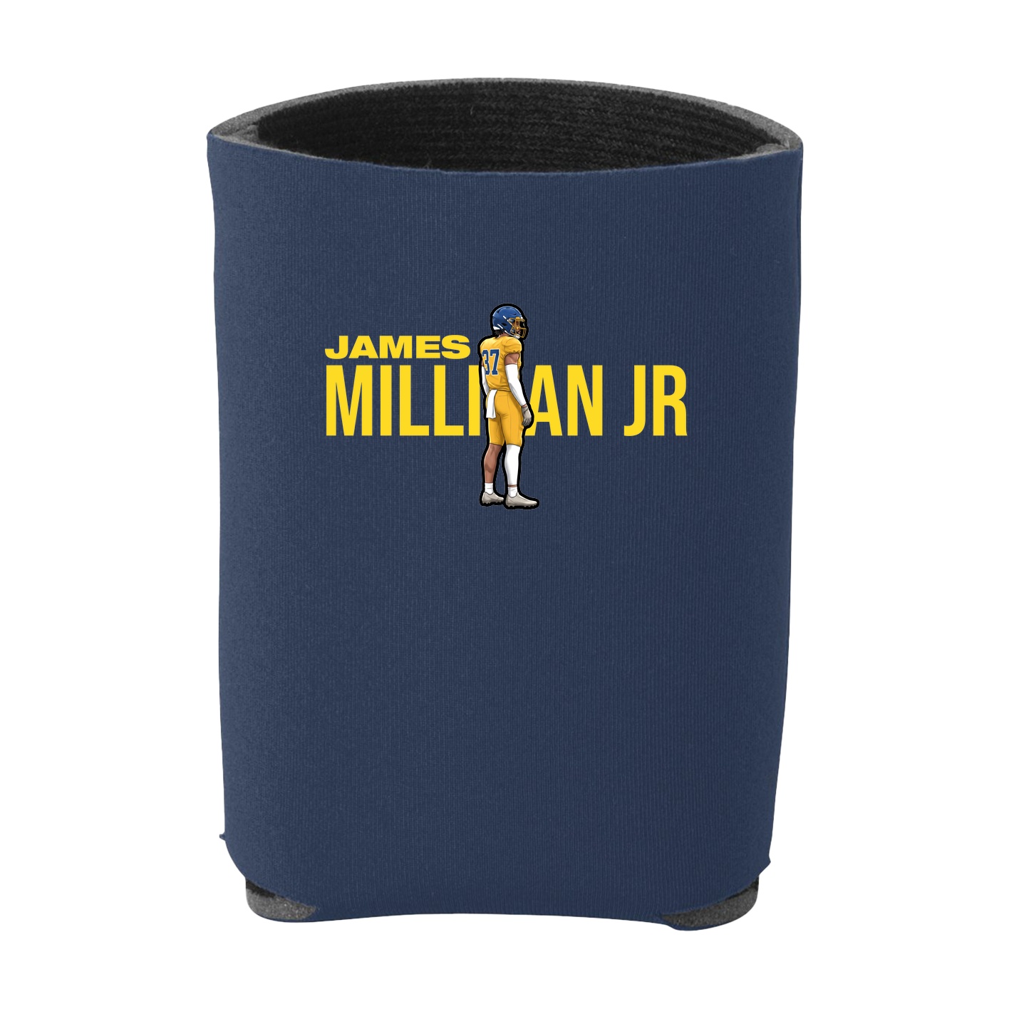 Can Holder — Player Name in Navy