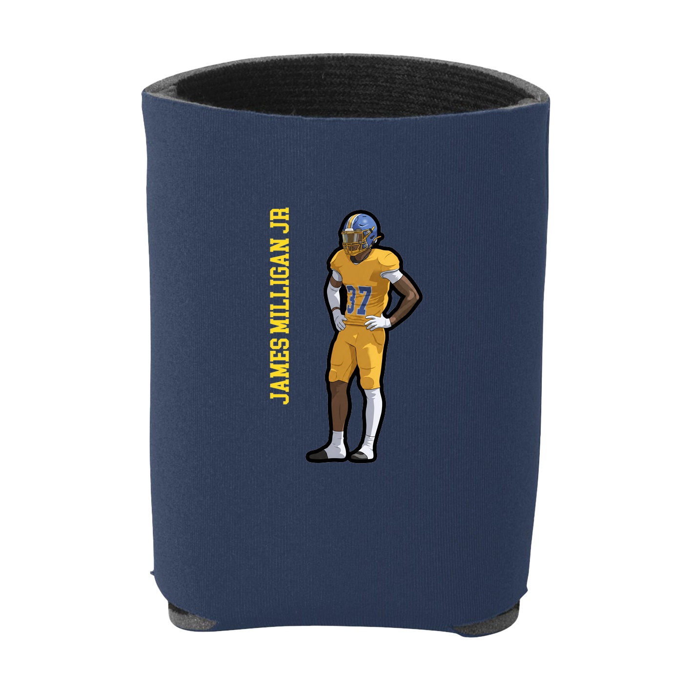 Can Holder — Name Vertical in Navy