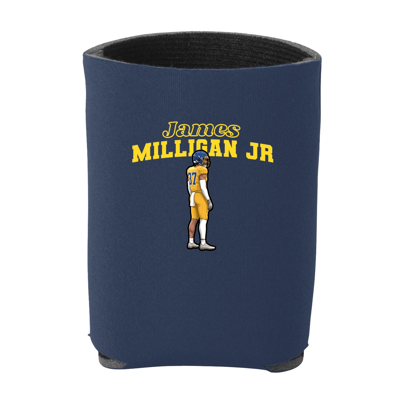 Can Holder — Name Arch in Navy