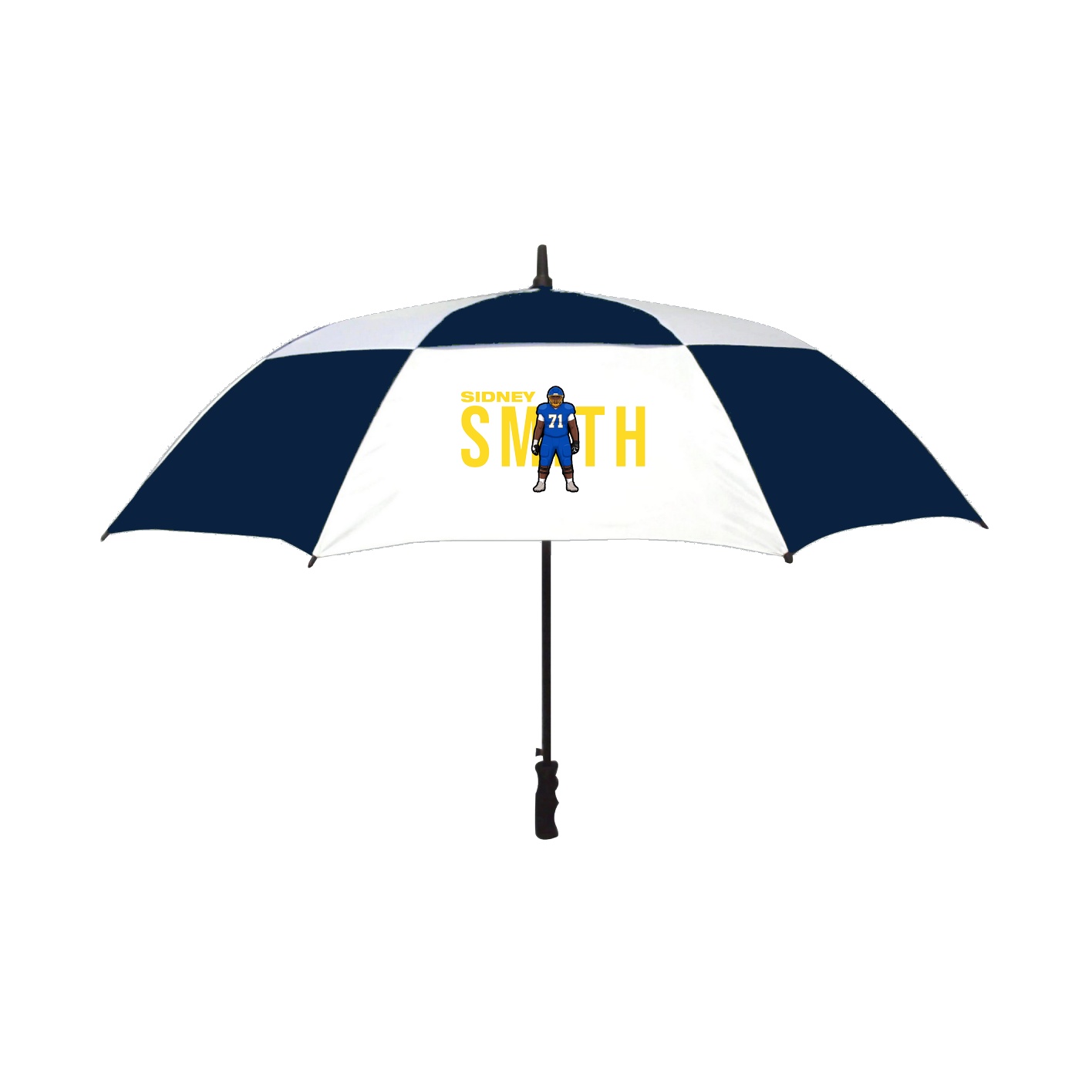 Golf Umbrella — Player Name in Navy