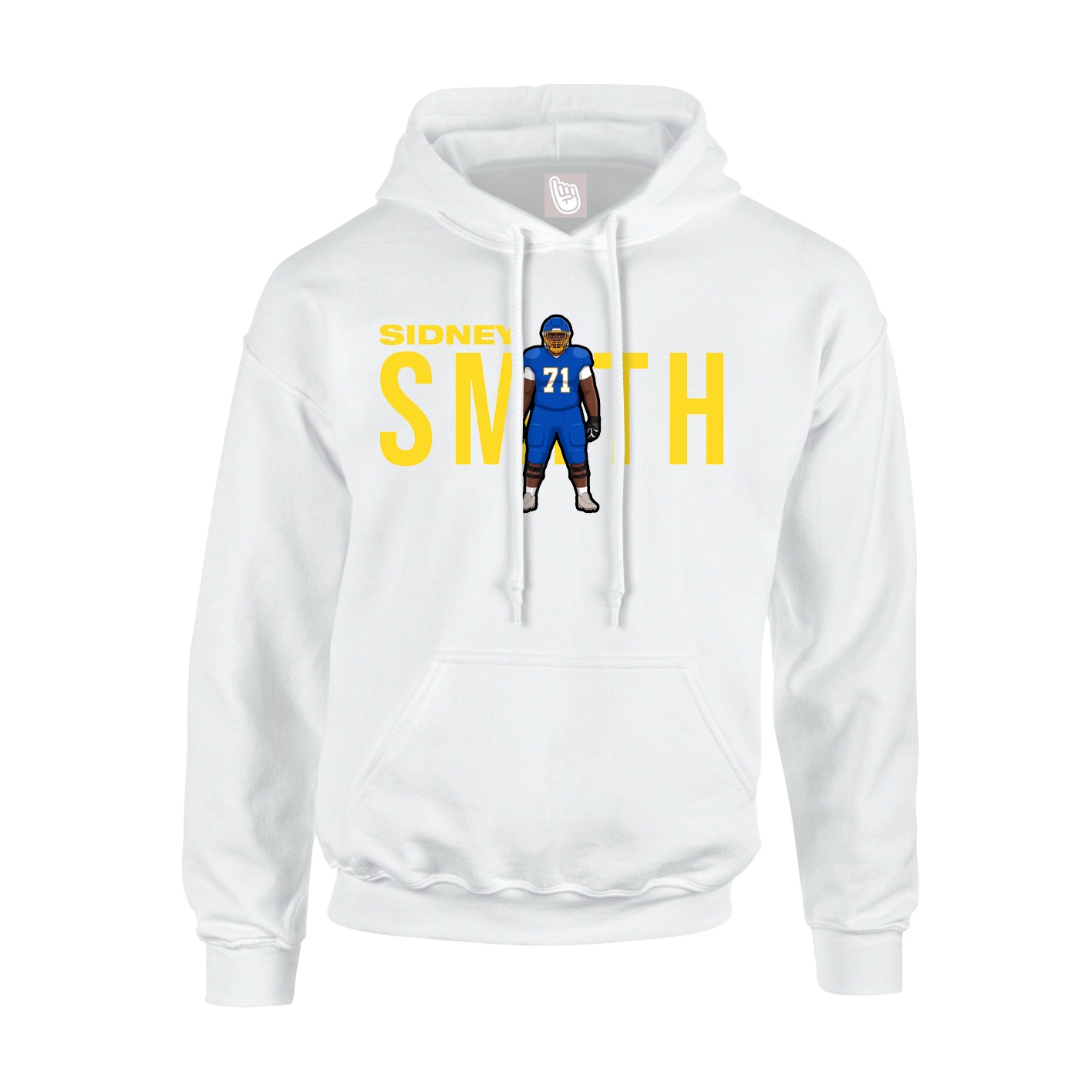 Hoodie — Player Name in White